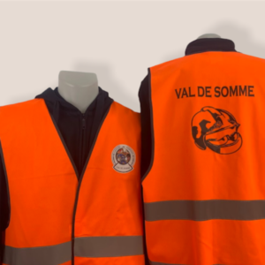 Gilet haute visibilité pour les pompiers